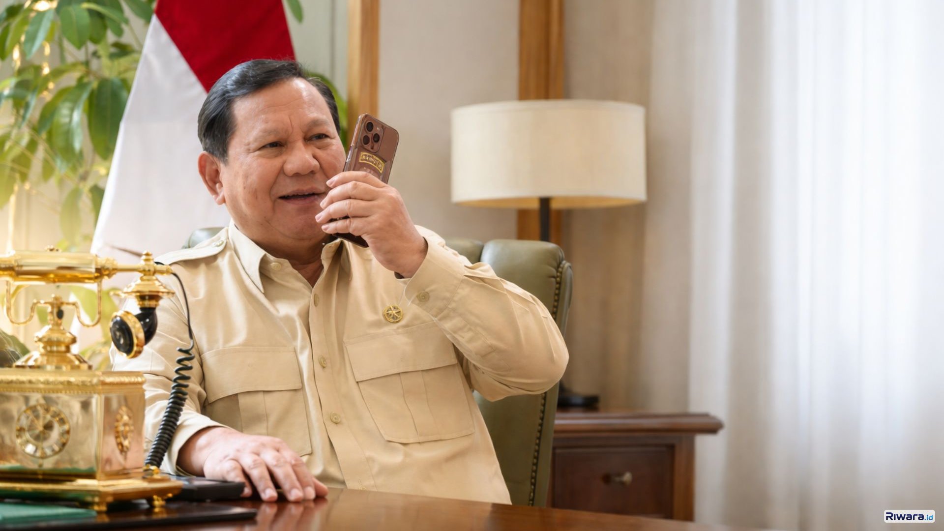 Presiden Prabowo Subianto melakukan sambungan telepon dengan sejumlah pemimpin dunia Muslim dalam suasana Idulfitri 2026.